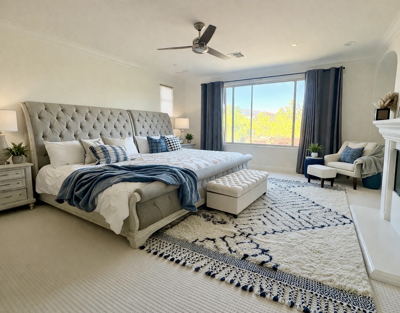 Primary bedroom suite