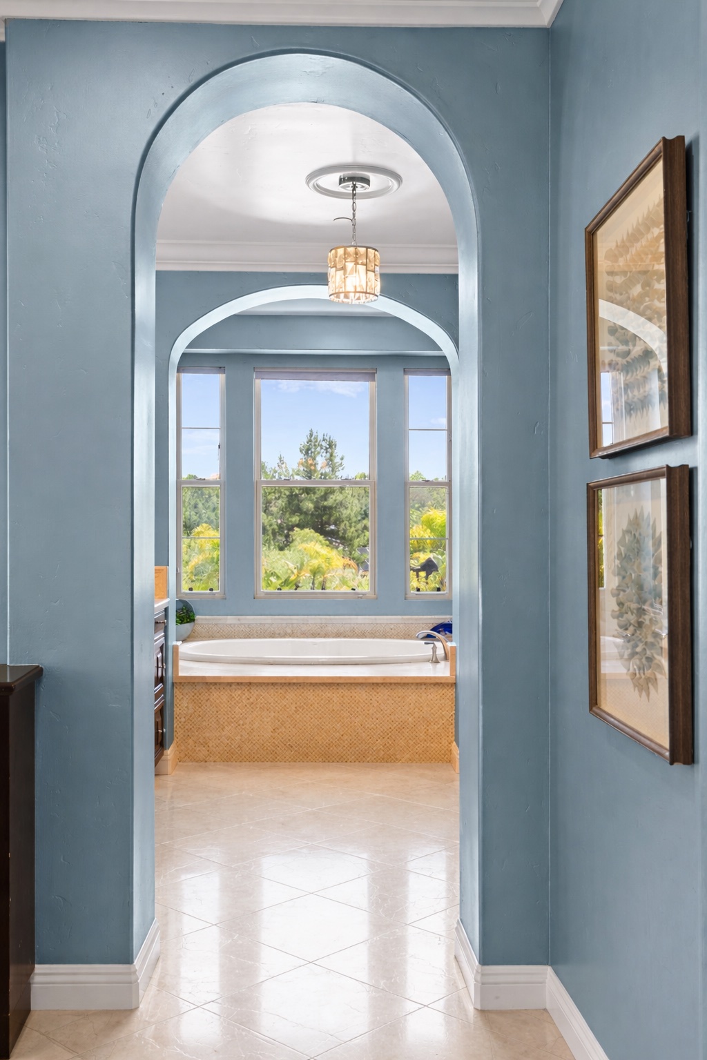 Bathroom hallway